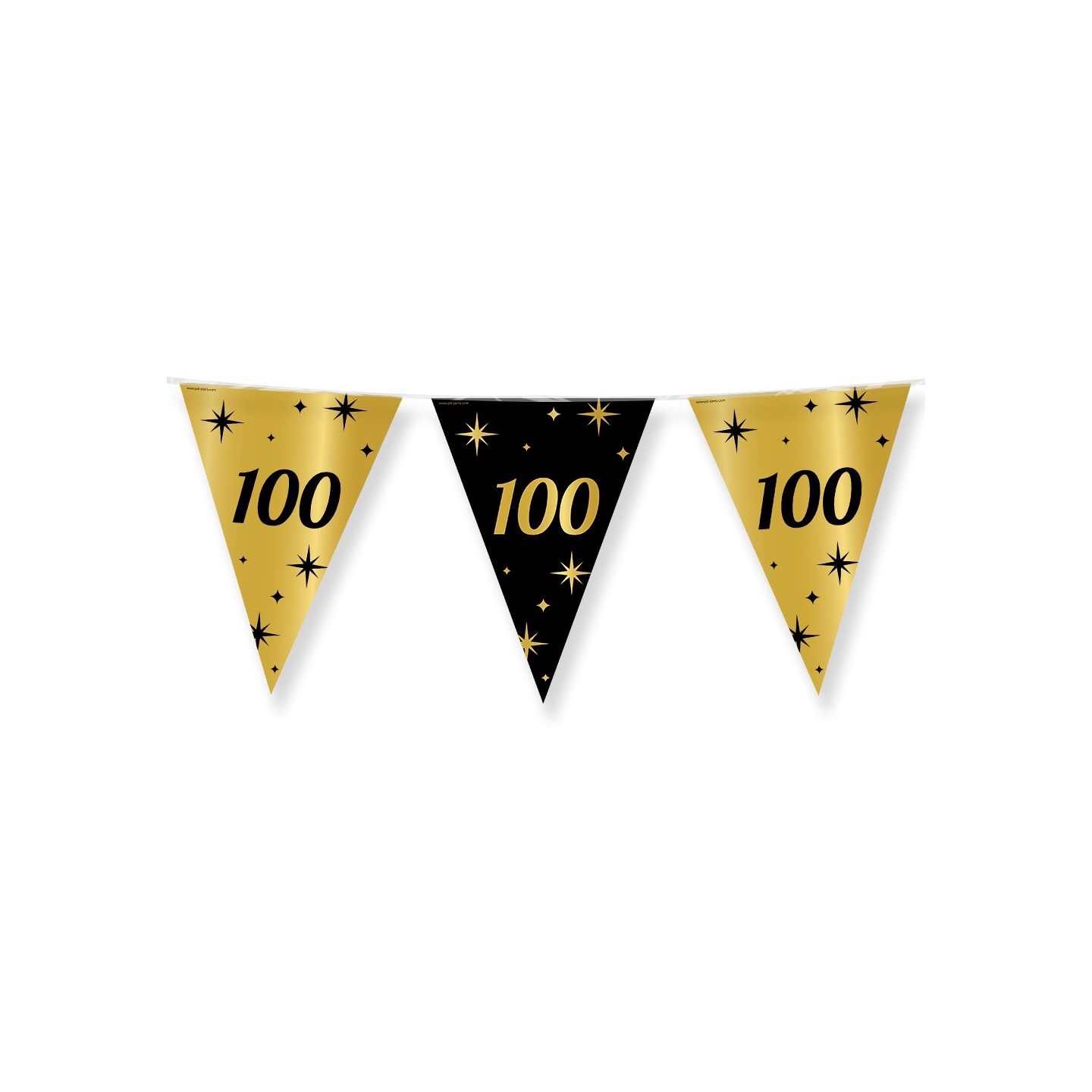versiering verjaardag 100 jaar slinger vlaggenlijn