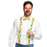 clown accessoires clownsneus vlinderstrik bretellen