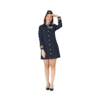 stewardess pakje dames carnaval kostuum