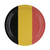 wegwerp bordjes België versiering belgische vlag