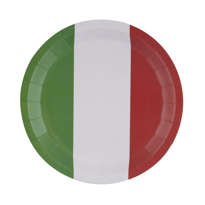 wegwerp bordjes Italie Mexico versiering 