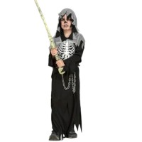 Middeleeuwse beul skelet kostuum kind