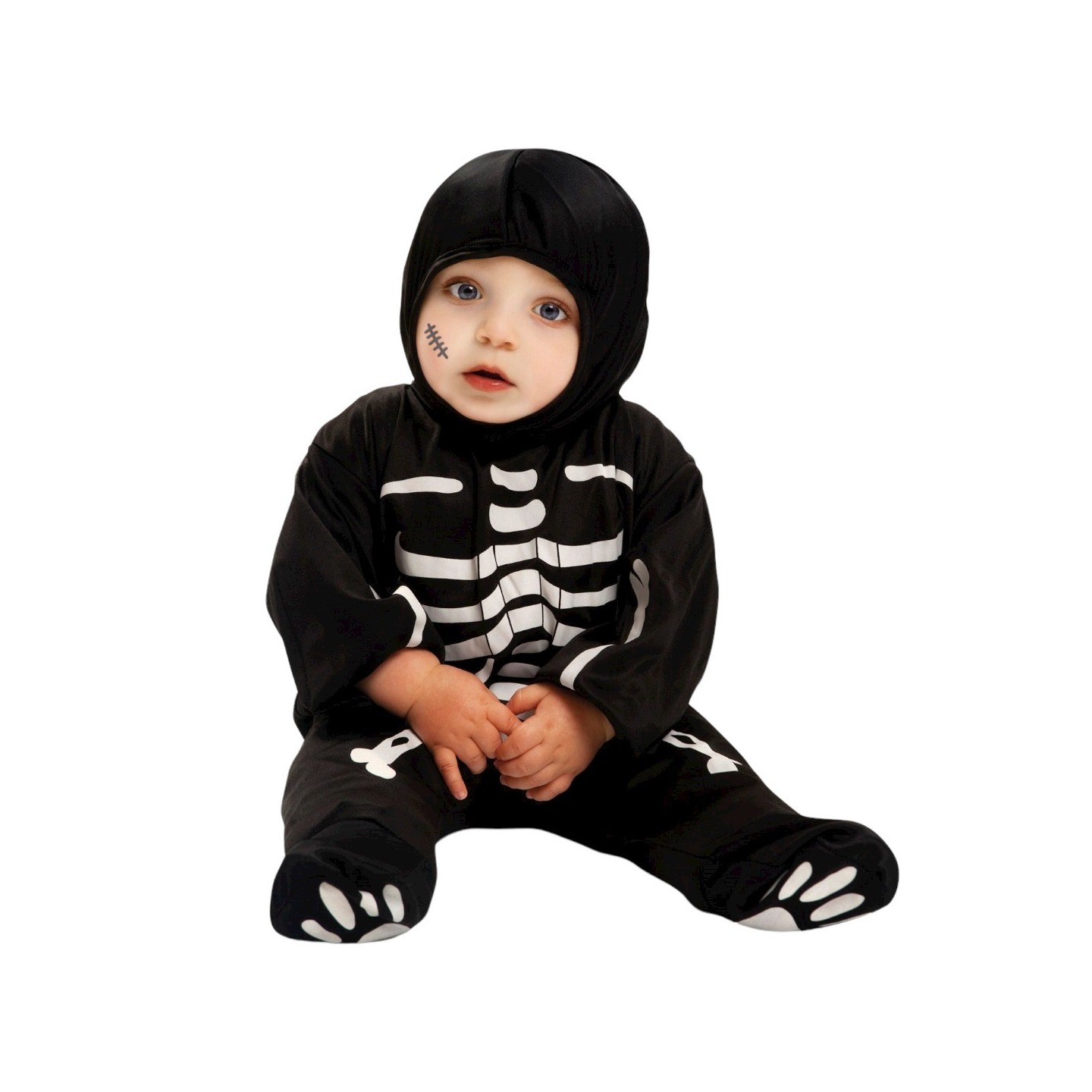 baby halloween kostuum skelet pakje 