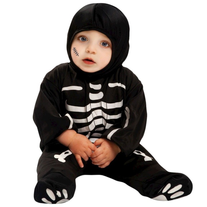 baby halloween kostuum skelet pakje 