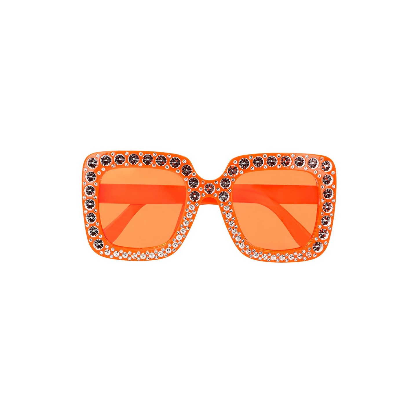 foute feestbril oranje party bril carnaval