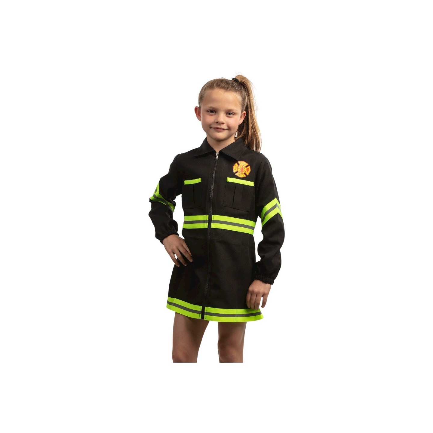 goud Onderwijs Tragisch Brandweer jurkje kind | Jokershop.be - Carnaval kleding