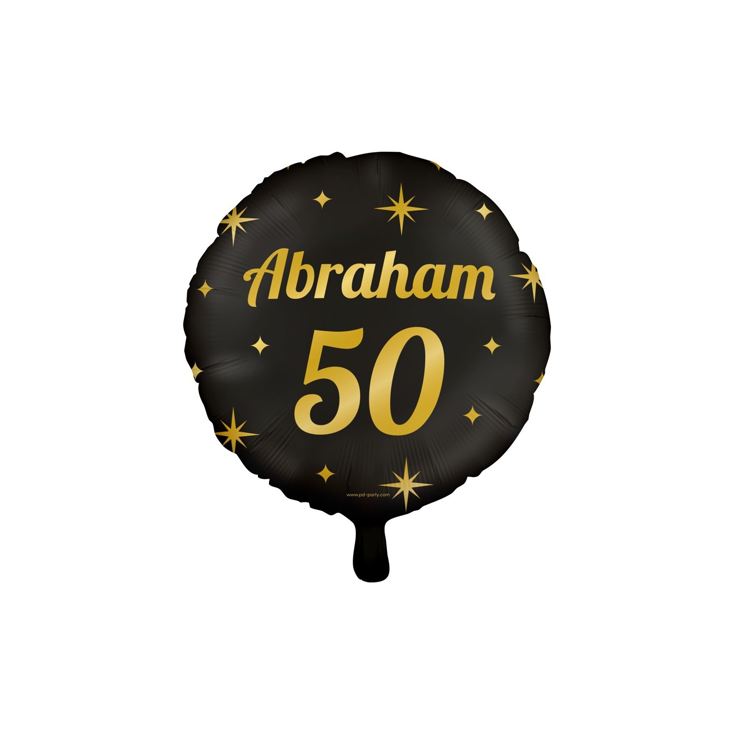 Folieballon verjaardag abraham 50 jaar versiering