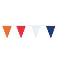 Vlaggenlijn Nederland oranje rood wit blauw 