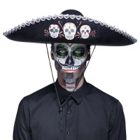 Mexicaanse sombrero dia de los muertos