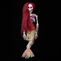 halloween decoratie skelet zeemeermin