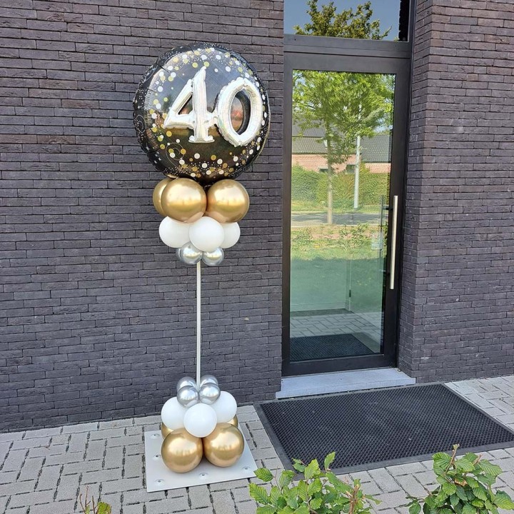 ballondecoratie verjaardag 40 jaar ballonnnen