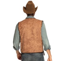 Cowboy gilet dames heren Western vest