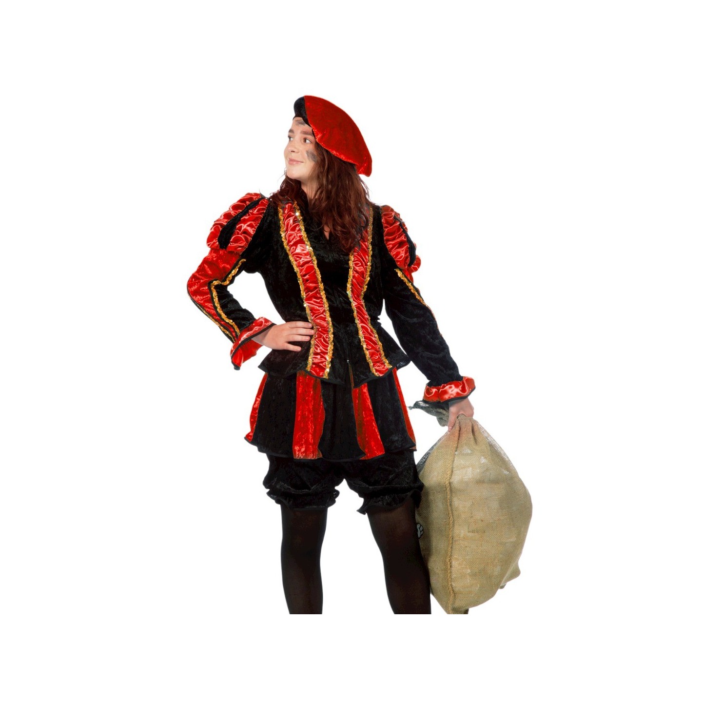 Voorstellen Toestemming Verkeerd Zwarte pietenpak - dames Piet kostuum kopen ?| Jokershop.be