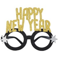 oudjaar nieuwjaar feestartikelen bril happy new year