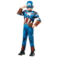 Captain America kostuum deluxe kind