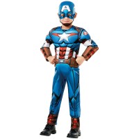Captain America kostuum kind superhelden pak