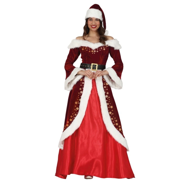 Kerstvrouw kleed dames kerst jurk vrouw
