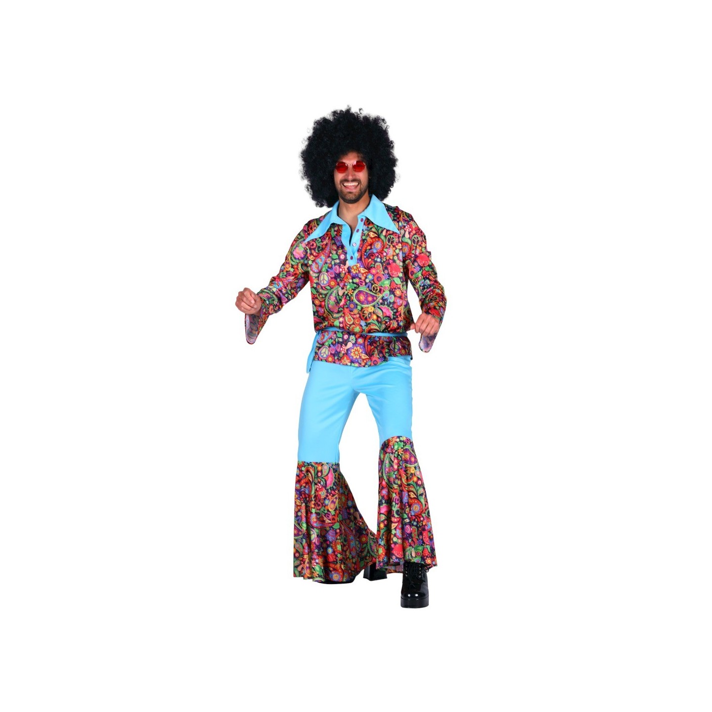 Hippie kostuum heren flower power kleding 