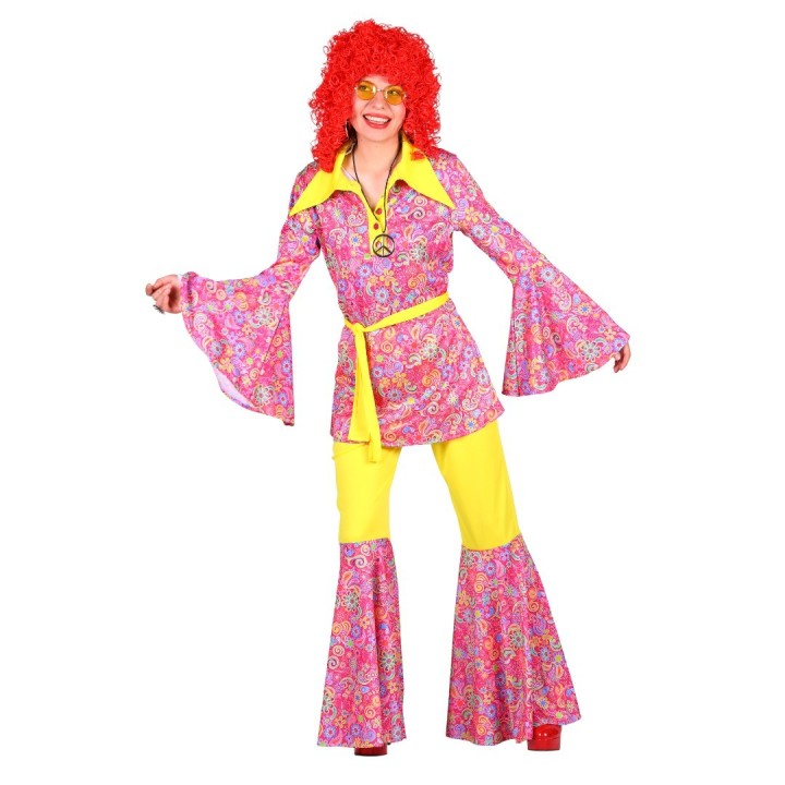 Hippie kostuum dames flower power kleding 