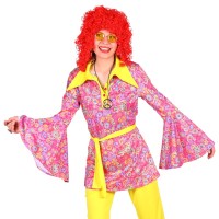 Hippie kostuum dames flower power kleding 