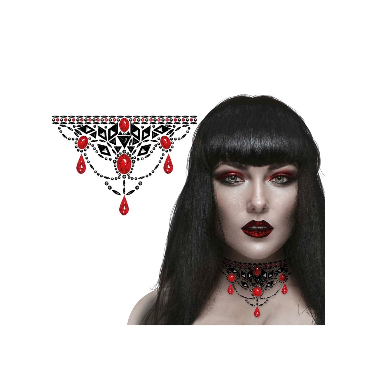 day of the dead accessoires choker