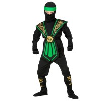 Ninja kostuum Green Kombat kind