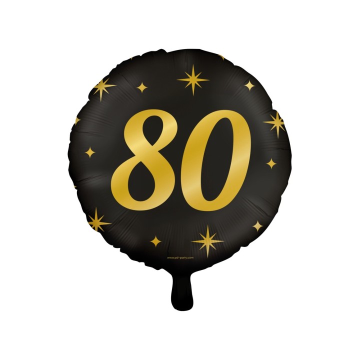 Folie ballon verjaardag versiering 80 jaar