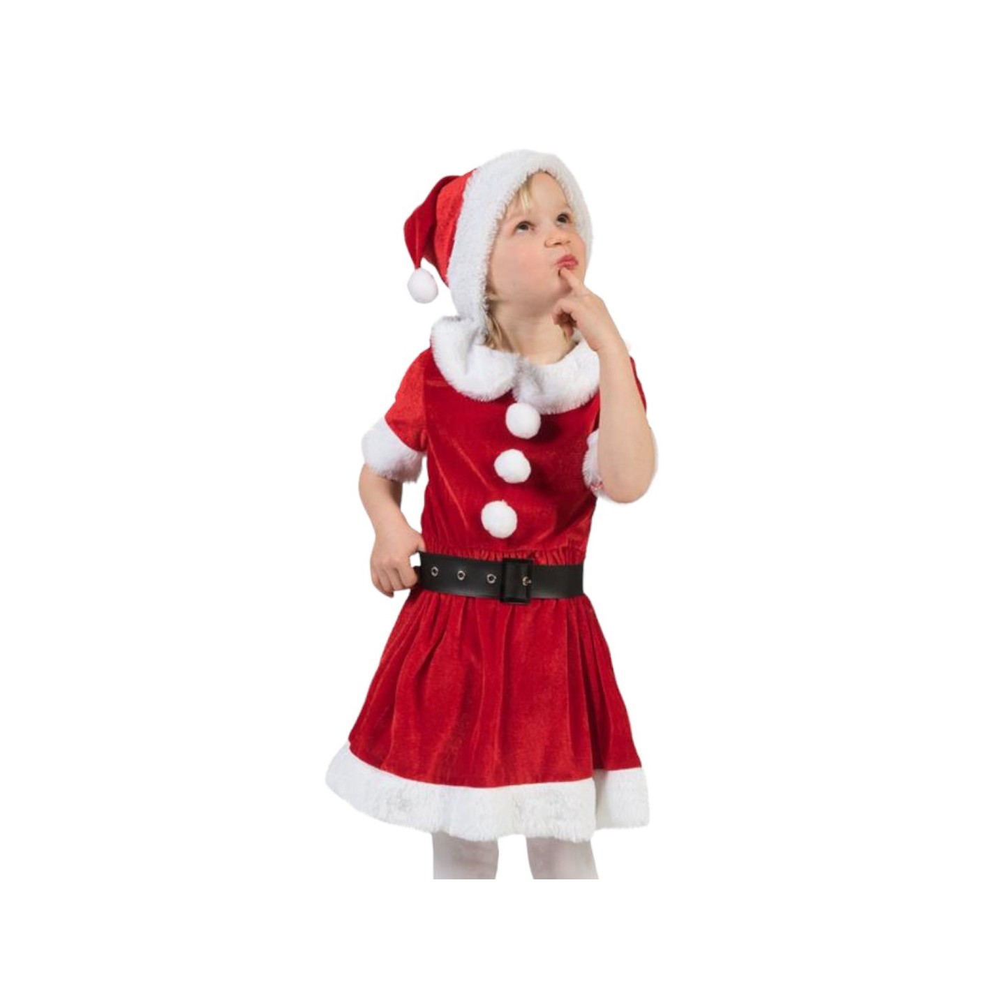 Kerstvrouw jurkje kind baby kerst kleedje