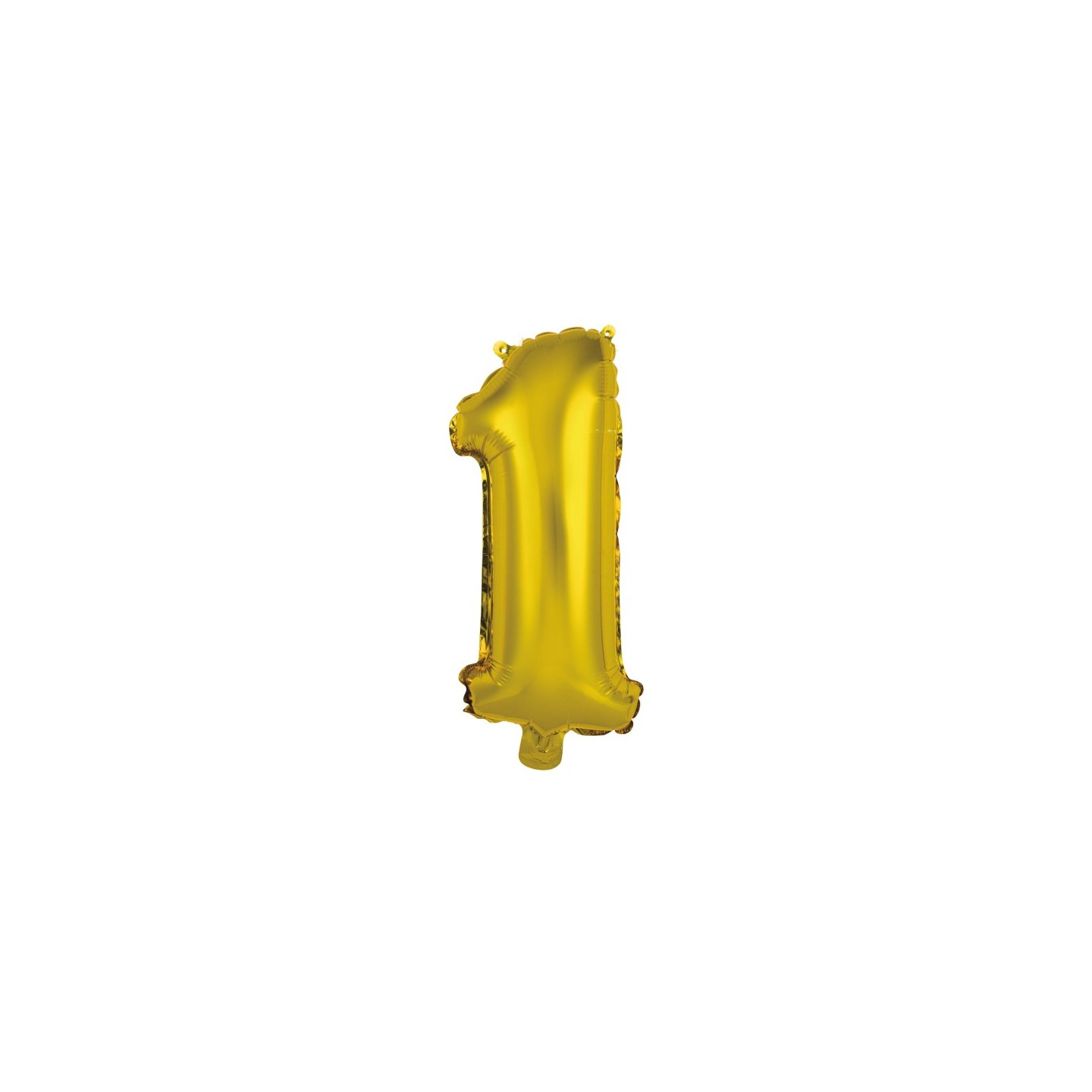 Cijferballon ballon cijfer 1 goud verjaardag versiering 