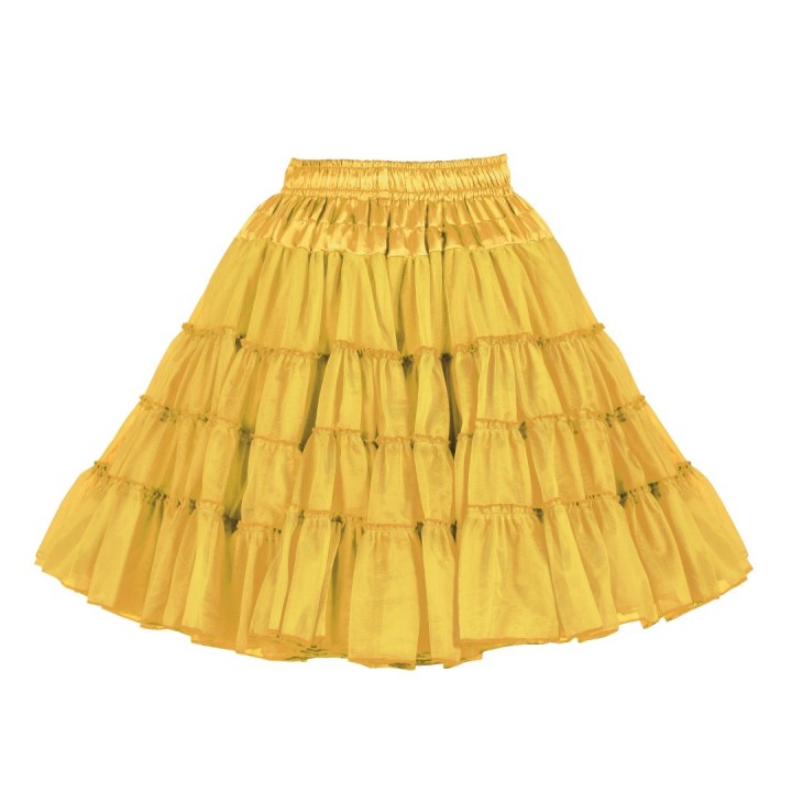 gele petticoat onderrok dames rok
