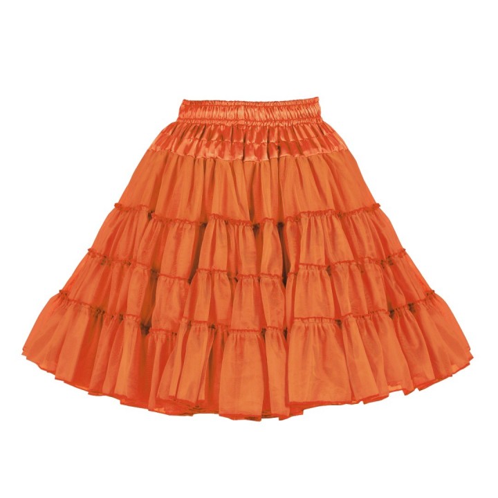 oranje petticoat onderrok dames rok