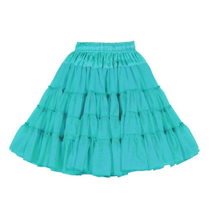 turquoise petticoat onderrok dames rok