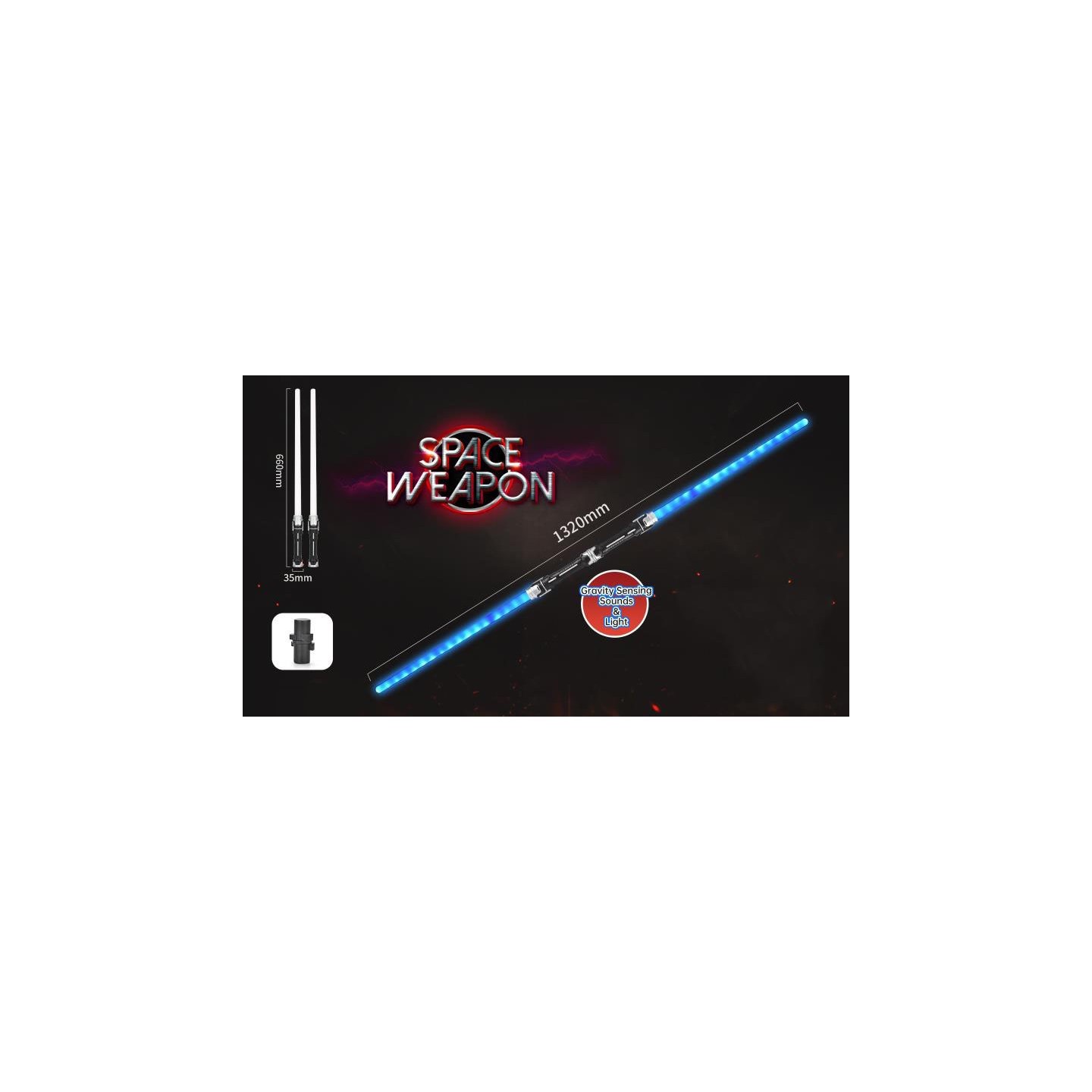 Laser zwaard blauw lichtzwaard licht sabel