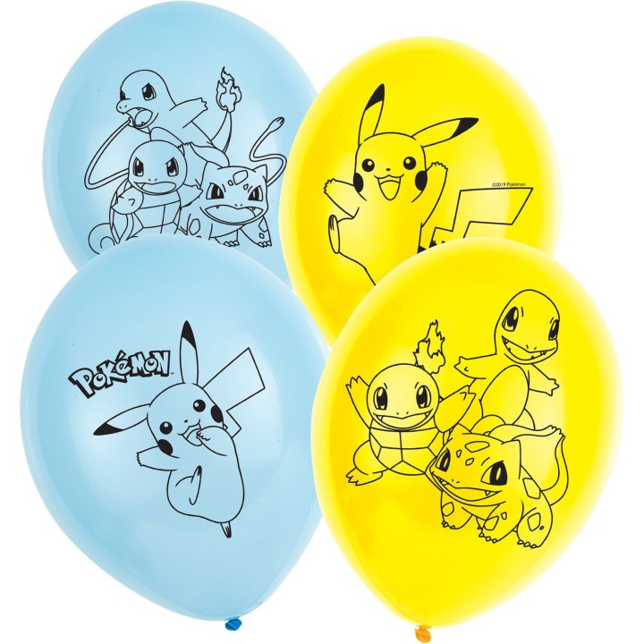 Pokemon versiering feestartikelen uitnodigingen
