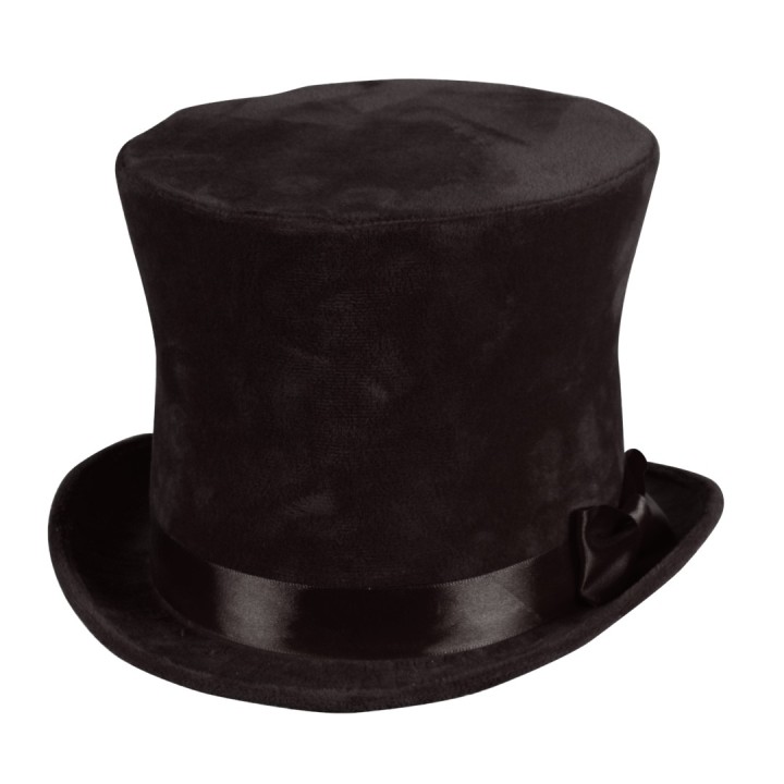 zwarte hoge hoed luxe carnaval