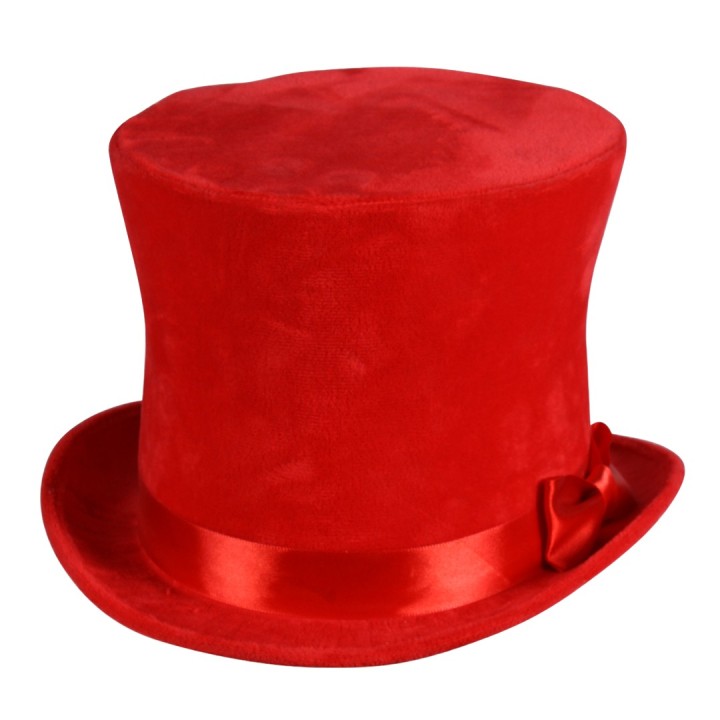 rode hoge hoed luxe carnaval