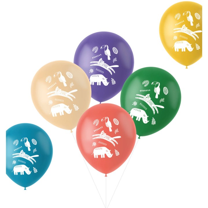 ballonnen safari jungle dieren kinderfeestje