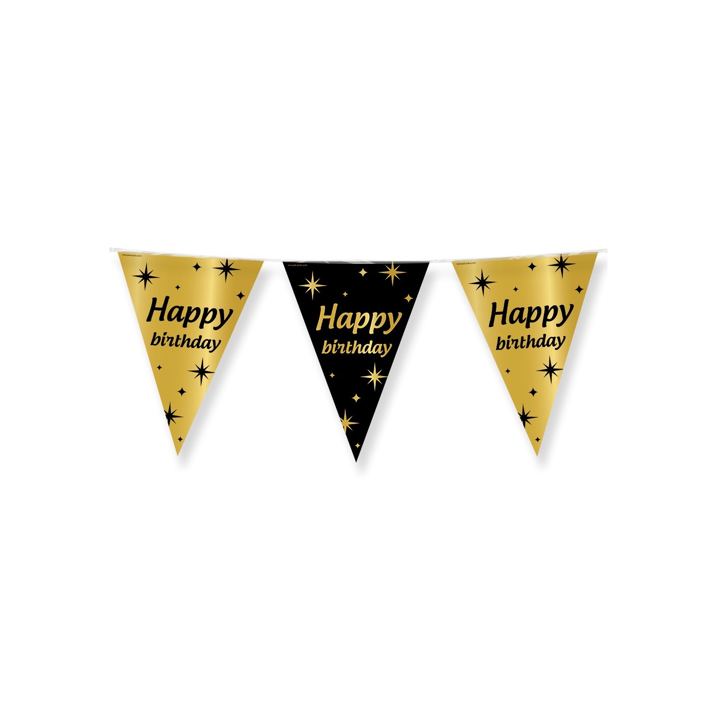 Verjaardag slinger vlaggenlijn Happy Birthday versiering