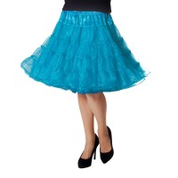blauwe petticoat onderrok dames rok