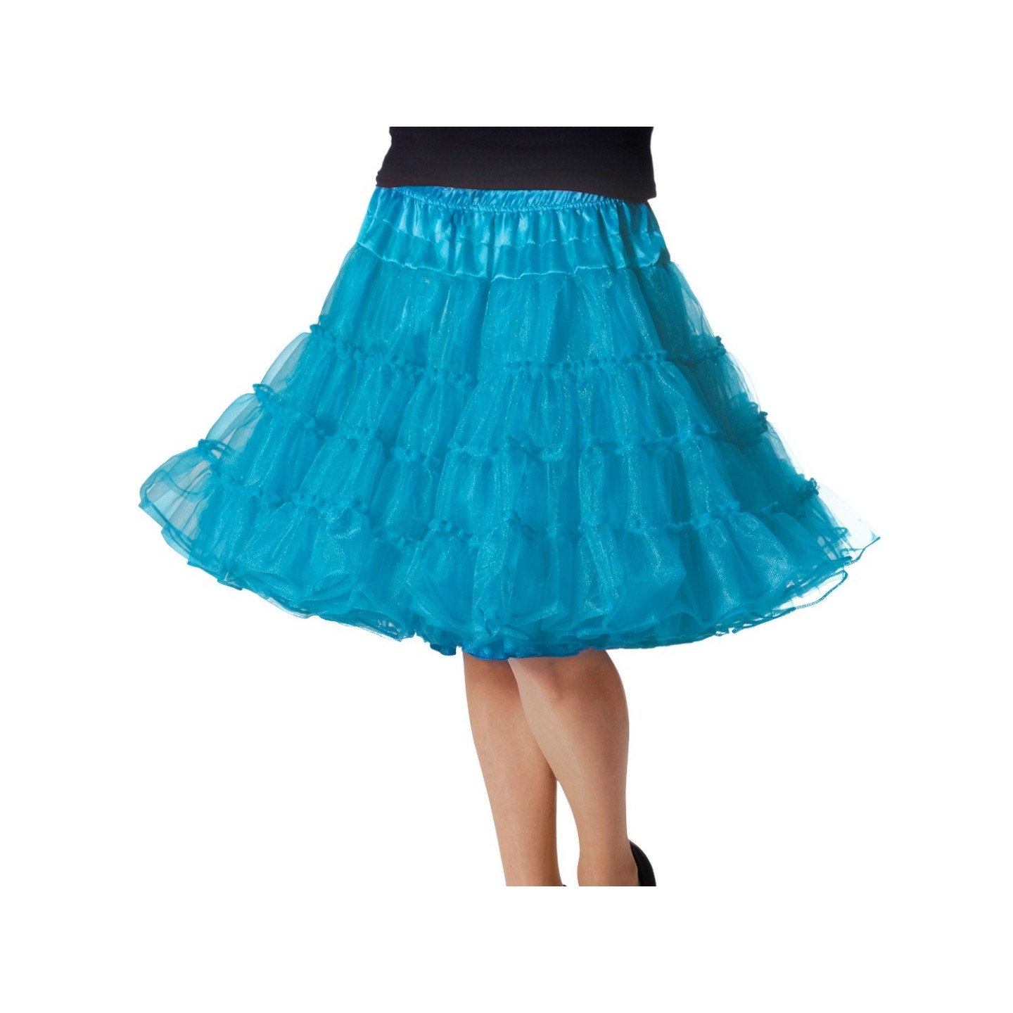 blauwe petticoat onderrok dames rok