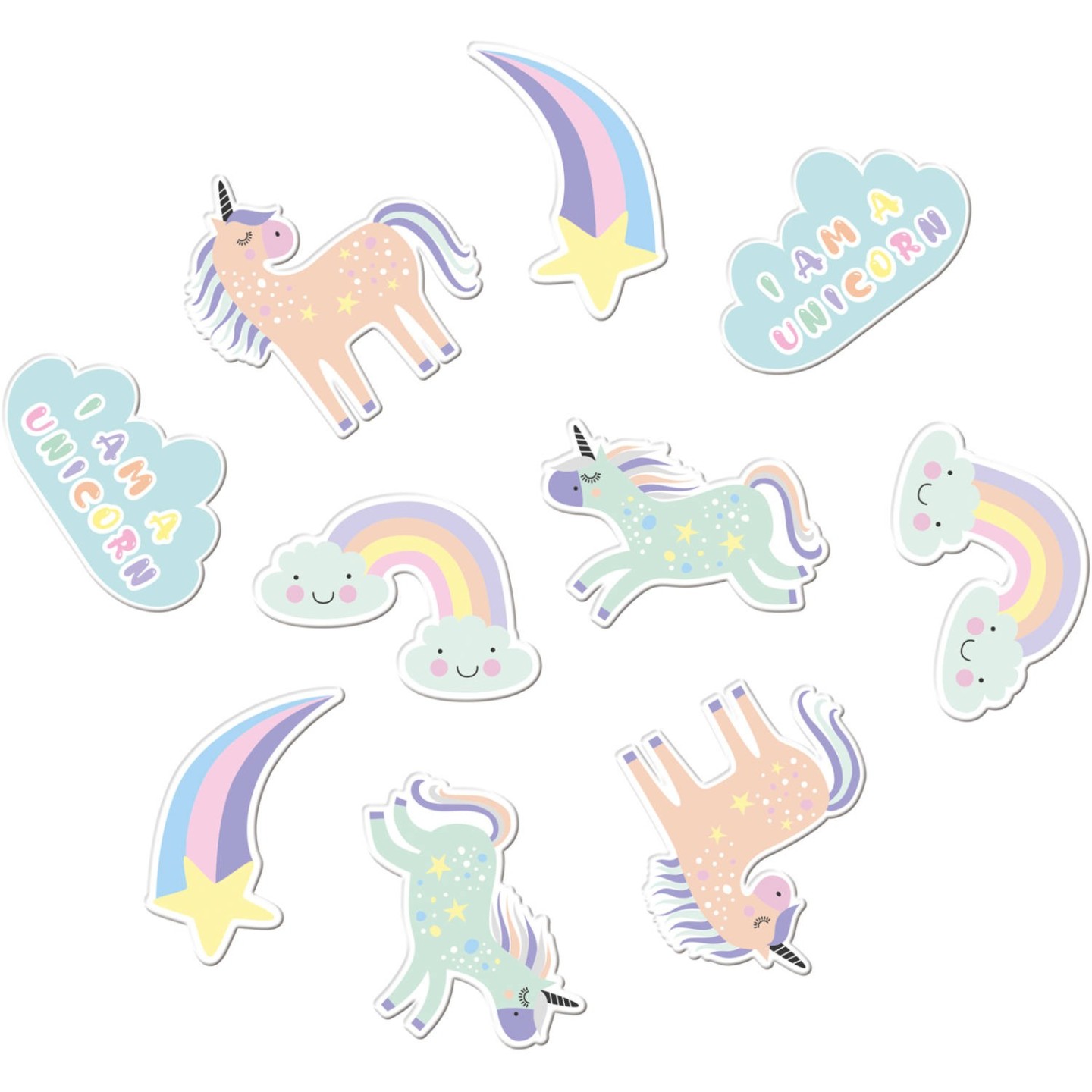 tafelconfetti unicorn eenhoorn versiering kinderfeestje