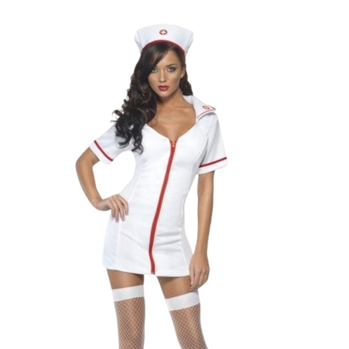 sexy verpleegster pakje dames carnaval kostuum