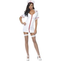 sexy verpleegster pakje dames carnaval kostuum