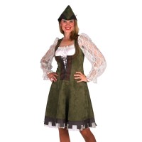 robin hood kostuum dames jurk carnaval