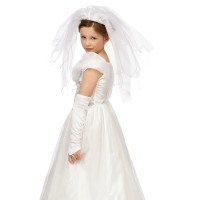 bruidsjurk kind wit carnaval prinsessen kleedje