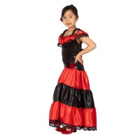 Spaanse jurk kind Flamenco kleding carnaval
