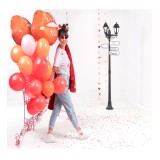 Valentijn decoratie folie ballon lippen versiering