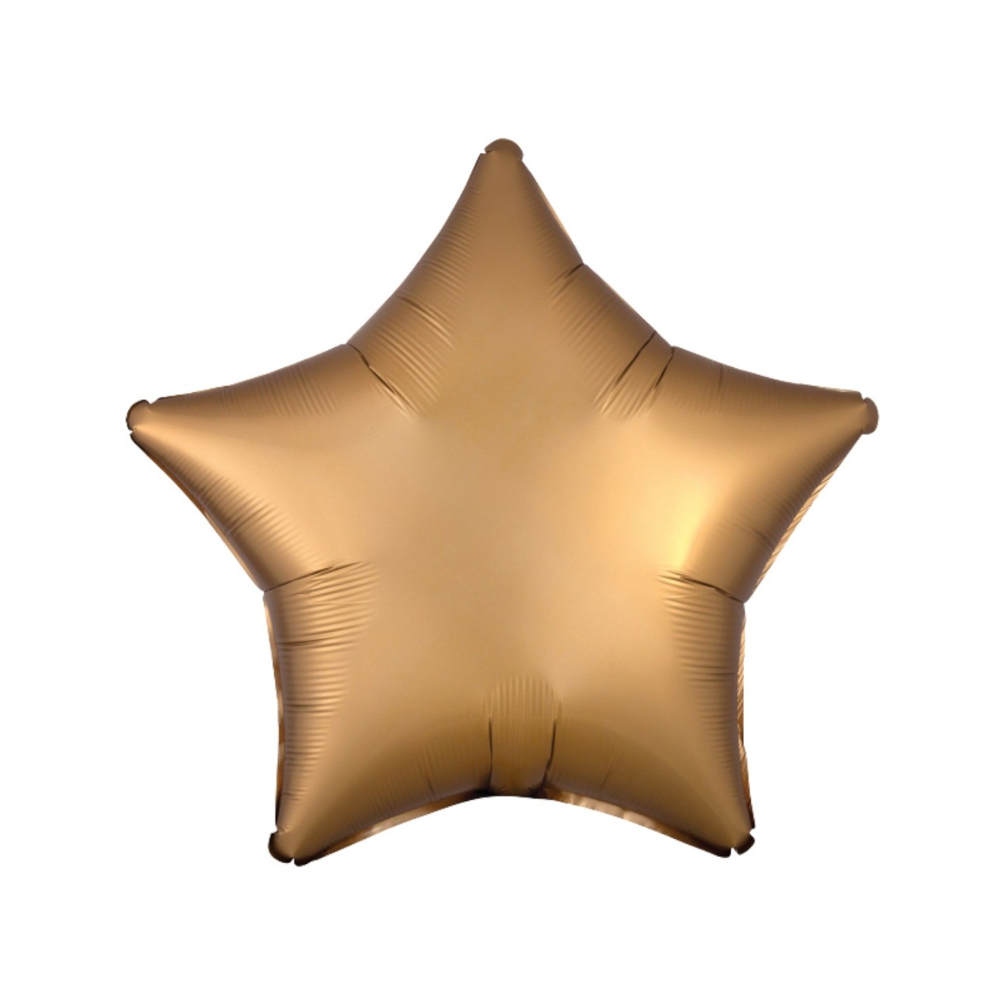 Folieballon onbedrukt goud ster