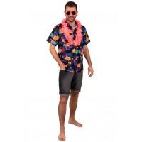 hawaii shirt heren bloemetjes hemd
