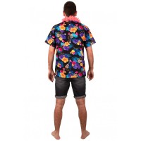 hawaii shirt heren bloemetjes hemd